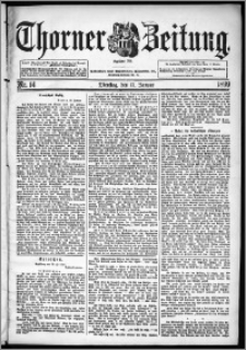 Thorner Zeitung 1899, Nr. 14