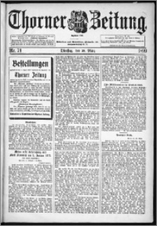 Thorner Zeitung 1899, Nr. 74