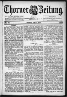 Thorner Zeitung 1899, Nr. 85