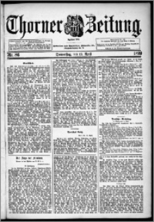 Thorner Zeitung 1899, Nr. 86