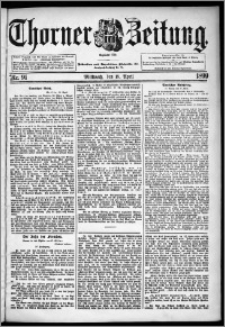 Thorner Zeitung 1899, Nr. 91