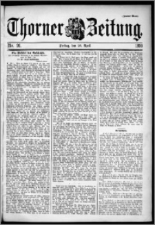 Thorner Zeitung 1899, Nr. 99 Zweites Blatt