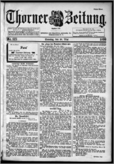 Thorner Zeitung 1899, Nr. 123 Erstes Blatt