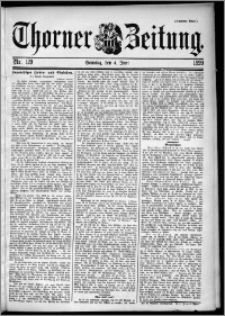 Thorner Zeitung 1899, Nr. 129 Zweites Blatt