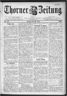 Thorner Zeitung 1899, Nr. 145 Erstes Blatt