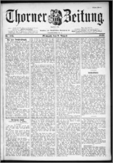 Thorner Zeitung 1899, Nr. 185 Erstes Blatt