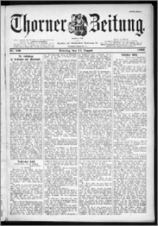 Thorner Zeitung 1899, Nr. 189 Erstes Blatt