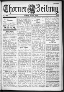 Thorner Zeitung 1899, Nr. 196 Zweites Blatt