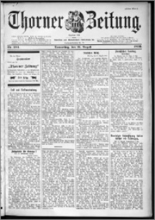 Thorner Zeitung 1899, Nr. 204 Erstes Blatt