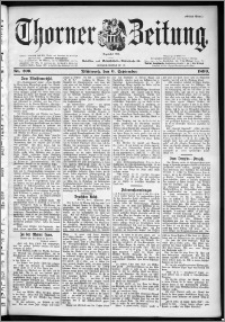 Thorner Zeitung 1899, Nr. 209 Erstes Blatt