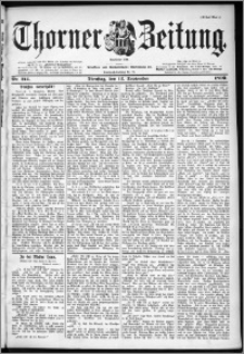 Thorner Zeitung 1899, Nr. 214 Erstes Blatt