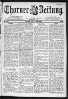 Thorner Zeitung 1899, Nr. 220 Erstes Blatt