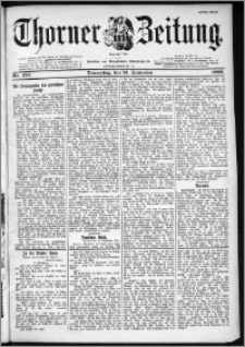 Thorner Zeitung 1899, Nr. 222 Erstes Blatt