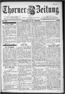 Thorner Zeitung 1899, Nr. 228 Erstes Blatt