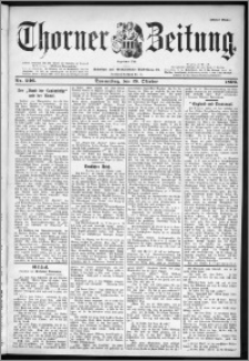 Thorner Zeitung 1899, Nr. 246 Erstes Blatt