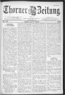 Thorner Zeitung 1899, Nr. 249 Erstes Blatt