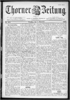 Thorner Zeitung 1899, Nr. 262 Erstes Blatt