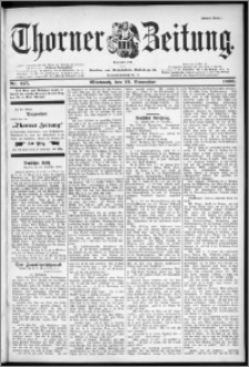 Thorner Zeitung 1899, Nr. 275 Erstes Blatt