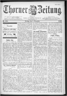 Thorner Zeitung 1899, Nr. 282 Erstes Blatt