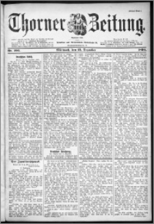 Thorner Zeitung 1899, Nr. 292 Erstes Blatt