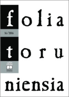 Folia Toruniensia 16 (2016)