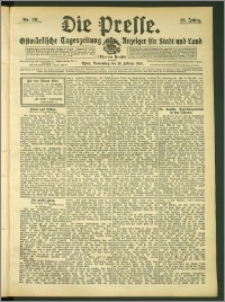 Die Presse 1907, Jg. 25, Nr. 50 Zweites Blatt