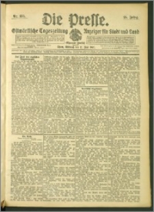 Die Presse 1907, Jg. 25, Nr. 135 Zweites Blatt