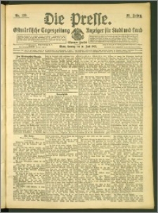 Die Presse 1907, Jg. 25, Nr. 139 Zweites Blatt, Drittes Blatt