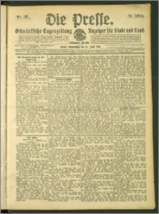 Die Presse 1907, Jg. 25, Nr. 148 Zweites Blatt