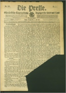 Die Presse 1907, Jg. 25, Nr. 152 Zweites Blatt