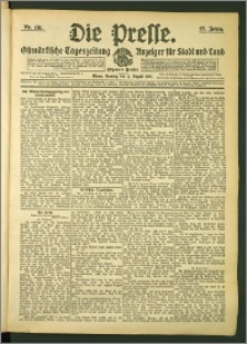 Die Presse 1907, Jg. 25, Nr. 181 Zweites Blatt, Drittes Blatt