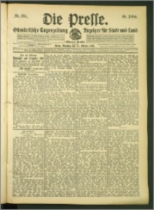 Die Presse 1907, Jg. 25, Nr. 254 Zweites Blatt