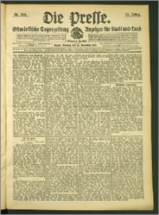 Die Presse 1907, Jg. 25, Nr. 266 Zweites Blatt, Drittes Blatt