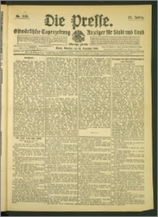 Die Presse 1907, Jg. 25, Nr. 305 Zweites Blatt, Drittes Blatt