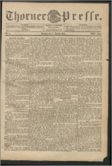 Thorner Presse 1904, Jg. XXII, Nr. 9 + 1. Beilage, 2. Beilage