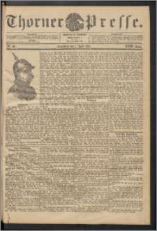 Thorner Presse 1905, Jg. XXIII, Nr. 78 + 1. Beilage, 2. Beilage