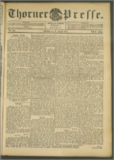 Thorner Presse 1905, Jg. XXIII, Nr. 190 + Beilage