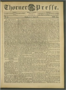 Thorner Presse 1905, Jg. XXIII, Nr. 196 + Beilage