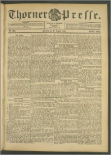 Thorner Presse 1905, Jg. XXIII, Nr. 201 + 1. Beilage, 2. Beilage