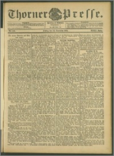 Thorner Presse 1905, Jg. XXIII, Nr. 276 + 1. Beilage, 2. Beilage