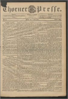 Thorner Presse 1906, Jg. XXIV, Nr. 81 + 1. Beilage, 2. Beilage