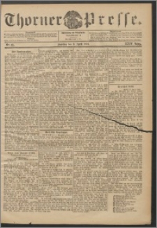Thorner Presse 1906, Jg. XXIV, Nr. 83 + 1. Beilage, 2. Beilage