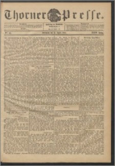 Thorner Presse 1906, Jg. XXIV, Nr. 85 + 1. Beilage, 2. Beilage