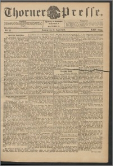 Thorner Presse 1906, Jg. XXIV, Nr. 93 + 1. Beilage, 2. Beilage
