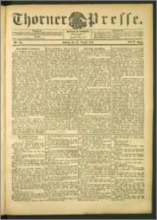 Thorner Presse 1906, Jg. XXIV, Nr. 185 + Beilage