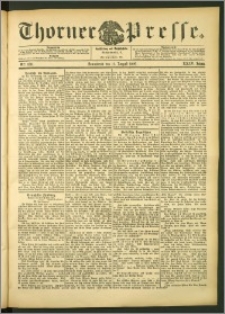 Thorner Presse 1906, Jg. XXIV, Nr. 186 + Beilage