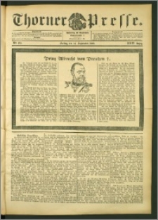 Thorner Presse 1906, Jg. XXIV, Nr. 215 + Beilage