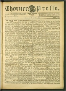 Thorner Presse 1906, Jg. XXIV, Nr. 217 + 1. Beilage, 2. Beilage, 3. Beilage