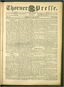 Thorner Presse 1906, Jg. XXIV, Nr. 223 + 1. Beilage, 2. Beilage