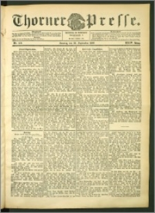 Thorner Presse 1906, Jg. XXIV, Nr. 229 + 1. Beilage, 2. Beilage, 3. Beilage